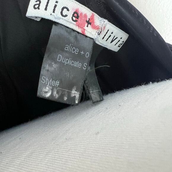 Alice + Olivia Jesse Wrap Dress 4/6 Silk Blend Whimsical Butterfly Leopard Midi - Picture 5 of 12